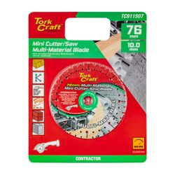 Multi Material Cutting Blade 76mm X 10mm Angle Grinder
