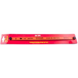 TORK CRAFT 2pc Hacksaw Blade Bi-metal 24tx300 Hanging Card