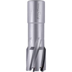 TORK CRAFT Annular Hole Cutter Tct 22 X 35mm Weld Shank 19.05mm