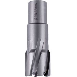 TORK CRAFT Annular Hole Cutter Tct 26 X 35mm Weld Shank 19.05mm