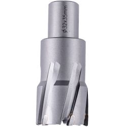 TORK CRAFT Annular Hole Cutter Tct 32 X 35mm Weld Shank 19.05mm