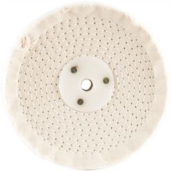 TORK CRAFT White Buff/mop 150mm X 3 Section X 30 Mm Thick 1/2 ' Hole