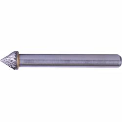 TORK CRAFT Rotary Burr Tungsten 8x7x6mm 60 Degree Cone