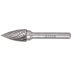 TORK CRAFT Rotary Burr Tungsten 12x25x6mm Conical Curved