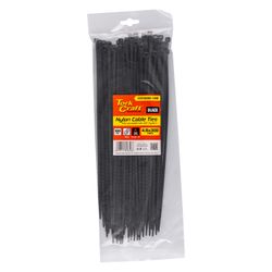TORK CRAFT Nylon Cable Ties 4.8mm X 300mm Black 100pc