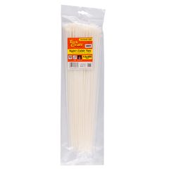 TORK CRAFT Nylon Cable Ties 4.8mm X 400mm White 100pc