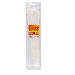 TORK CRAFT Nylon Cable Ties 4.8mm X 400mm White 50pc