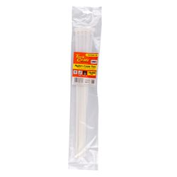 TORK CRAFT Nylon Cable Ties 7.6mm X 400mm White 10pc