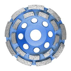 TORK CRAFT Dia. Cup Wheel 115 X 22.23mm Dbl Row Laser Welded