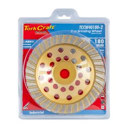 TORK CRAFT Dia. Cup Wheel 180 X 22.23mm Turbo Laser Welded
