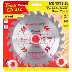 TORK CRAFT Blade Tct 185 X 24t 30/20/16/1 General Purpose Combination