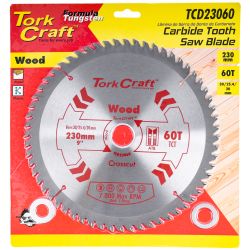 TORK CRAFT Blade Tct 230 X 60t 30/1/20 General Purpose Cross Cut