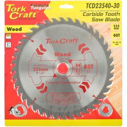 TORK CRAFT Blade Tct 235 X 40t 30/16 General Purpose Combination