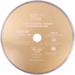 TORK CRAFT Diamond Blade 180mm X 22.23 Continues Rim