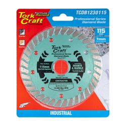TORK CRAFT Diamond Blade 115mm Turbo Hot Pressed