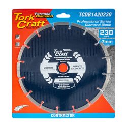 TORK CRAFT Diamond Blade 230mm Segmented Laser Industrial