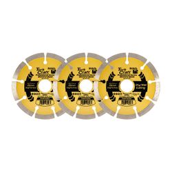 TORK CRAFT Diamond Blade Segmented 115mm Professional Bulk 3 Pack Shrink