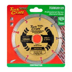 TORK CRAFT Diamond Blade Segmented 125x22.22mm Sintered Profesional