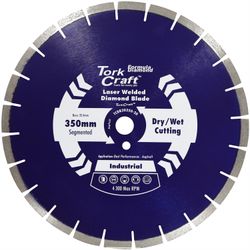 TORK CRAFT Diamond Blade 350x25.4mm Asphalt Laser Welded Segmented Tar