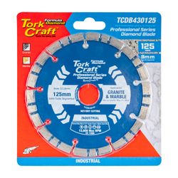 TORK CRAFT Diamond Blade 125 X 22.22mm Turbo/segm.laser