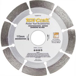 TORK CRAFT Diamond Blade Seg.115 X 22.23mm For Metal Cutting