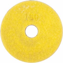 TORK CRAFT 100mm Diamond Wet Polishing Pad 150 Grit Yellow