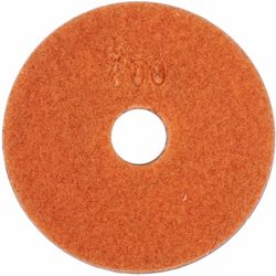 TORK CRAFT 100mm Diamond Wet Polishing Pad 300 Grit Orange
