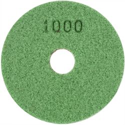 TORK CRAFT 100mm Diamond Wet Polishing Pad 1000 Grit Dark Green