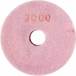TORK CRAFT 100mm Diamond Wet Polishing Pad 3000 Grit Pink