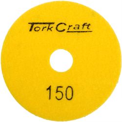 TORK CRAFT 100mm Diamond Polishing Pad 150 Grit Dry Use