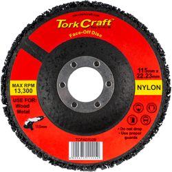TORK CRAFT Face Off Cup Disc 100x22.22mm For A/grinder Bulk