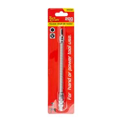 TORK CRAFT Flexible Shaft Hex 1/4 F/m 200mm Length For Screwdriver Bits