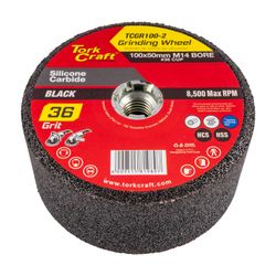 TORK CRAFT Grinding Wheel 100x50 M14 Bore - #36cup - Angle Grinder