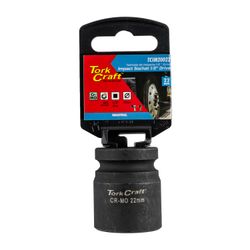 TORK CRAFT 22mm 1/2' Drive 6pt Impact Socket