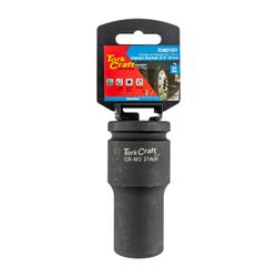 TORK CRAFT 21mm 3/4' Drive 6pt Deep Impact Socket