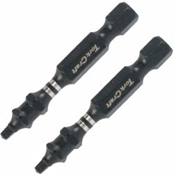 TORK CRAFT Impact Square Sq No.1 X 50mm Pwr Bit 2/card Sq1