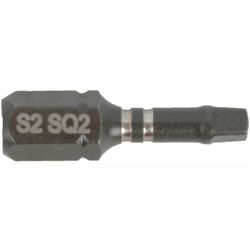 TORK CRAFT Impact Square Sq No.2 X 25mm Ins Bit Bulk