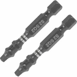 TORK CRAFT Impact Square Sq No.2 X 50mm Pwr Bit 2/card Sq2