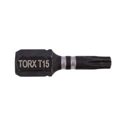 TORK CRAFT Torx Tx 15 Impact Insert Bit 25mm Bulk