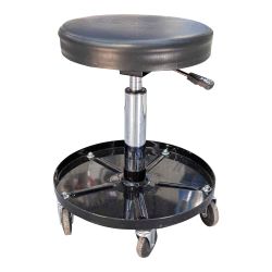 TORK CRAFT Mechanic Chair Adj. Round Seat & Tool Tray