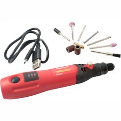 TORK CRAFT Mini Tool Set Cordless 3.7v Li-ion Usb Recharable C/w Accesories
