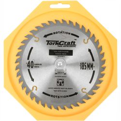 TORK CRAFT Blade Tct Noise Free 185x40t 20-16mm