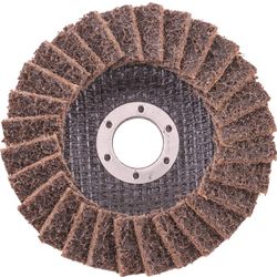 TORK CRAFT Flap Disc Non Woven 115x22 Coarse Yellow Tcfd