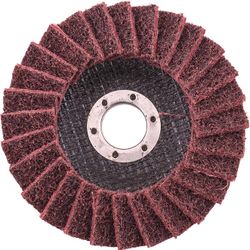 TORK CRAFT Flap Disc Non Woven 115x22 Medium Red Tcfd