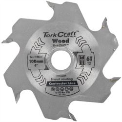 TORK CRAFT Blade Biscuit Joiner 100 X 6t 22.0mm Tct