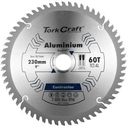 TORK CRAFT Blade Contractor Alum 230 X 60 30-16 Circular Saw Tct