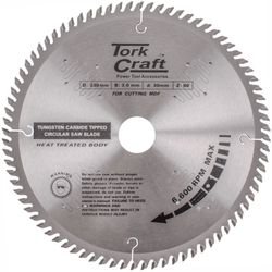 TORK CRAFT Blade Tct 230 X 80t 30/1/16 Tcg Positive Profesional Industrial