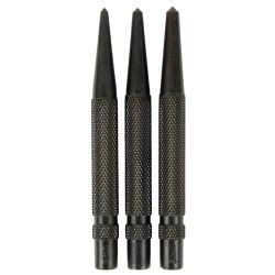 TORK CRAFT Centre Punch 3pcs Set 3/4/5 X10x100mm