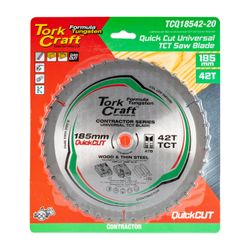 TORK CRAFT Universal Quick Cut Tct Blade 185x42t 20-16