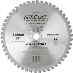 TORK CRAFT Tct Blade Steel Cutting 185x50t 20/16